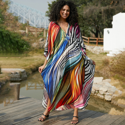 Conjunto de Praia Boho / Túnica
