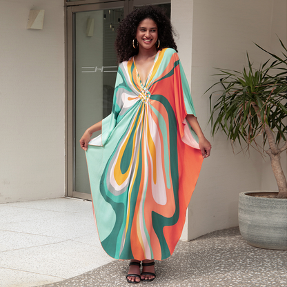 Conjunto de Praia Boho / Túnica
