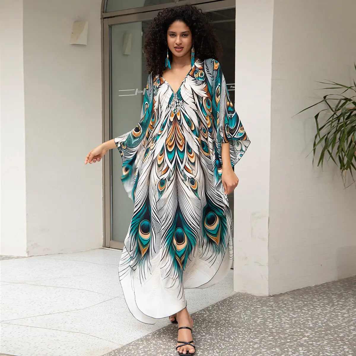 Conjunto de Praia Boho / Túnica